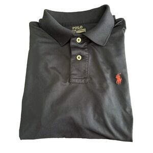 Polo Ralph Lauren Performance Boys‎ Size M (10-12} Short Sleeve Polo Dark Navy